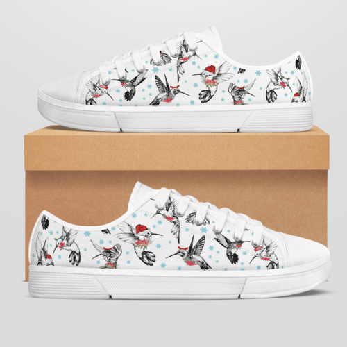 HUMMINGBIRD MERRY CHRISTMAS LOW TOP SHOE