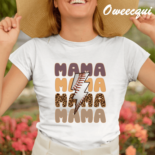 Mothers Day Shirt, Baseball Mama, Vintage Leopard Mom, Baseball Mom, Mama Shirt, Mom Shirt, Mothers Day Gift, Mom Life Shirt, Gift For Wife