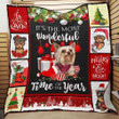 Yorkshire Terrier Christmas Quilt Blanket ABC07112621