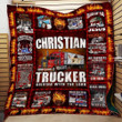 Christian Trucker GS-CL-QD0611 Quilt Blanket
