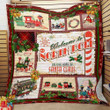 Christmas Train Quilt Blanket ABC07111980