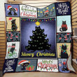 Black Cat Christmas Quilt Blanket ABC07112585