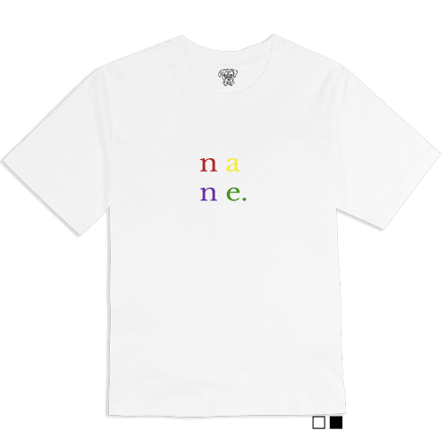 "NANE Embroidered" print t-shirt