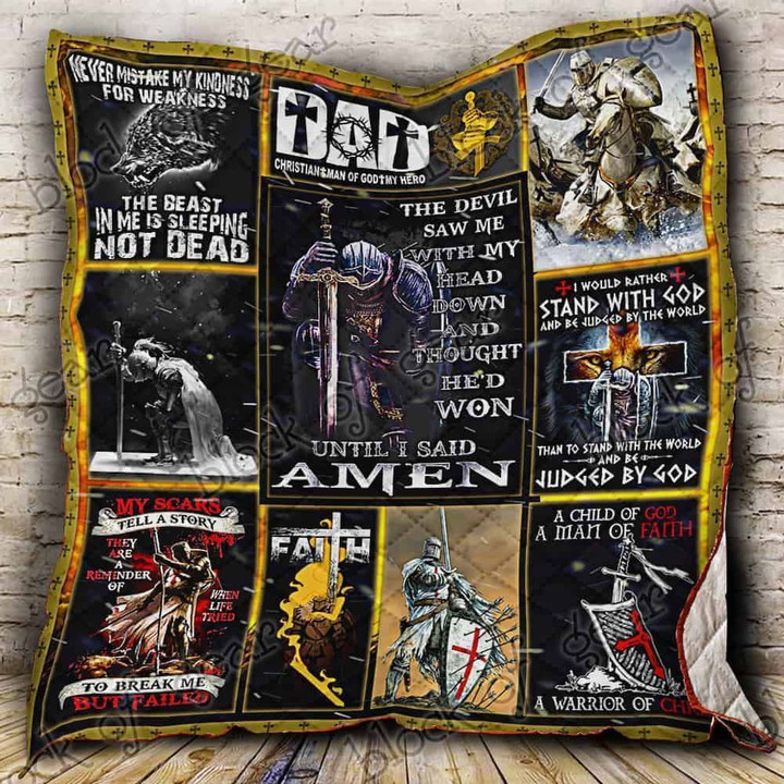 The Christian Warrior Quilt Blanket ABC24105625