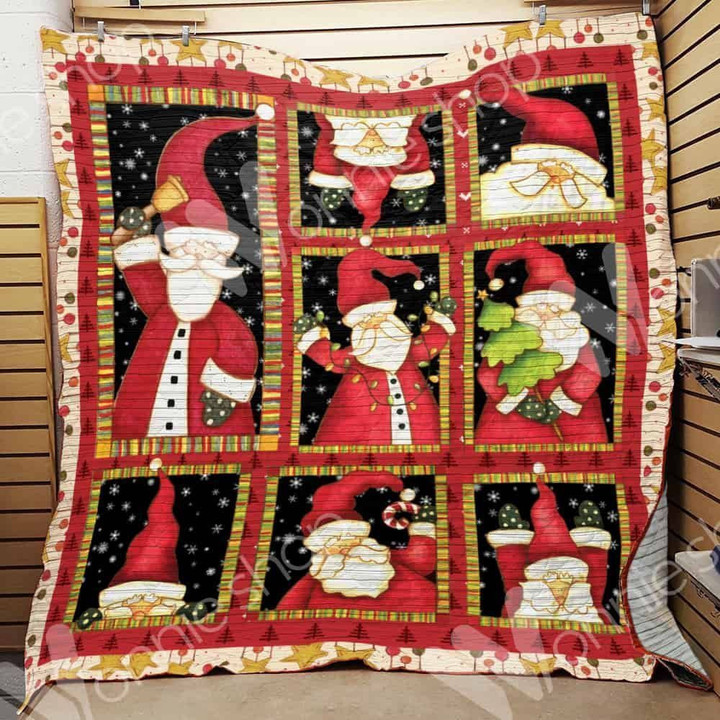 Santa Christmas DHC15100344MDQ Quilt Blanket