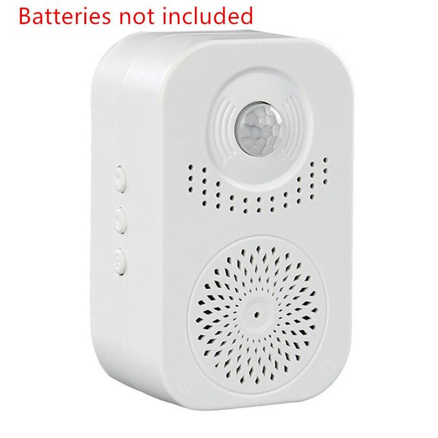 Welcome Doorbell Infrared Motion Sensor Activated Recordable Voice for Shop Audio Player Entrance Welcome Doorbell pet