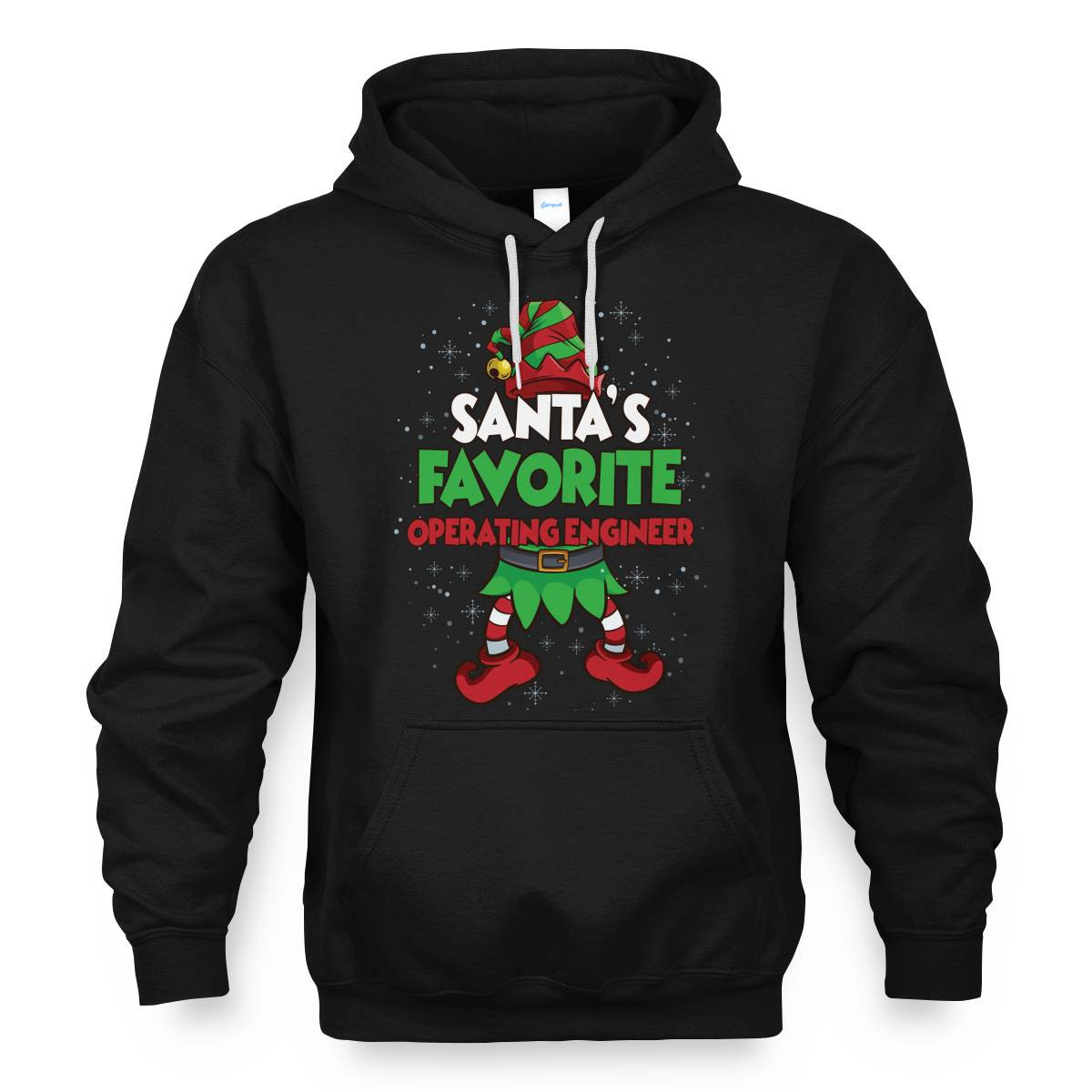 Santa - Operating Engineer: Santa's Favorite Hoodie - Triple Toad