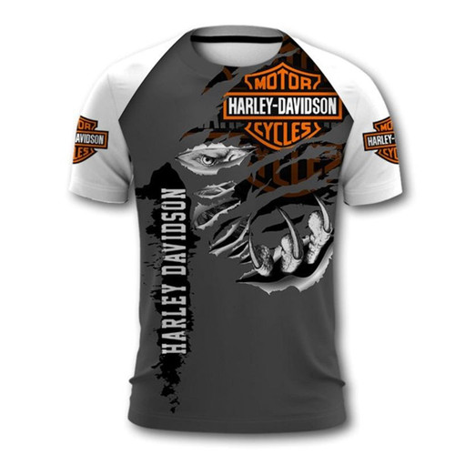 Harley Davidson T-Shirt Design 3D Full Printed Sizes S - 5XL -NABH169