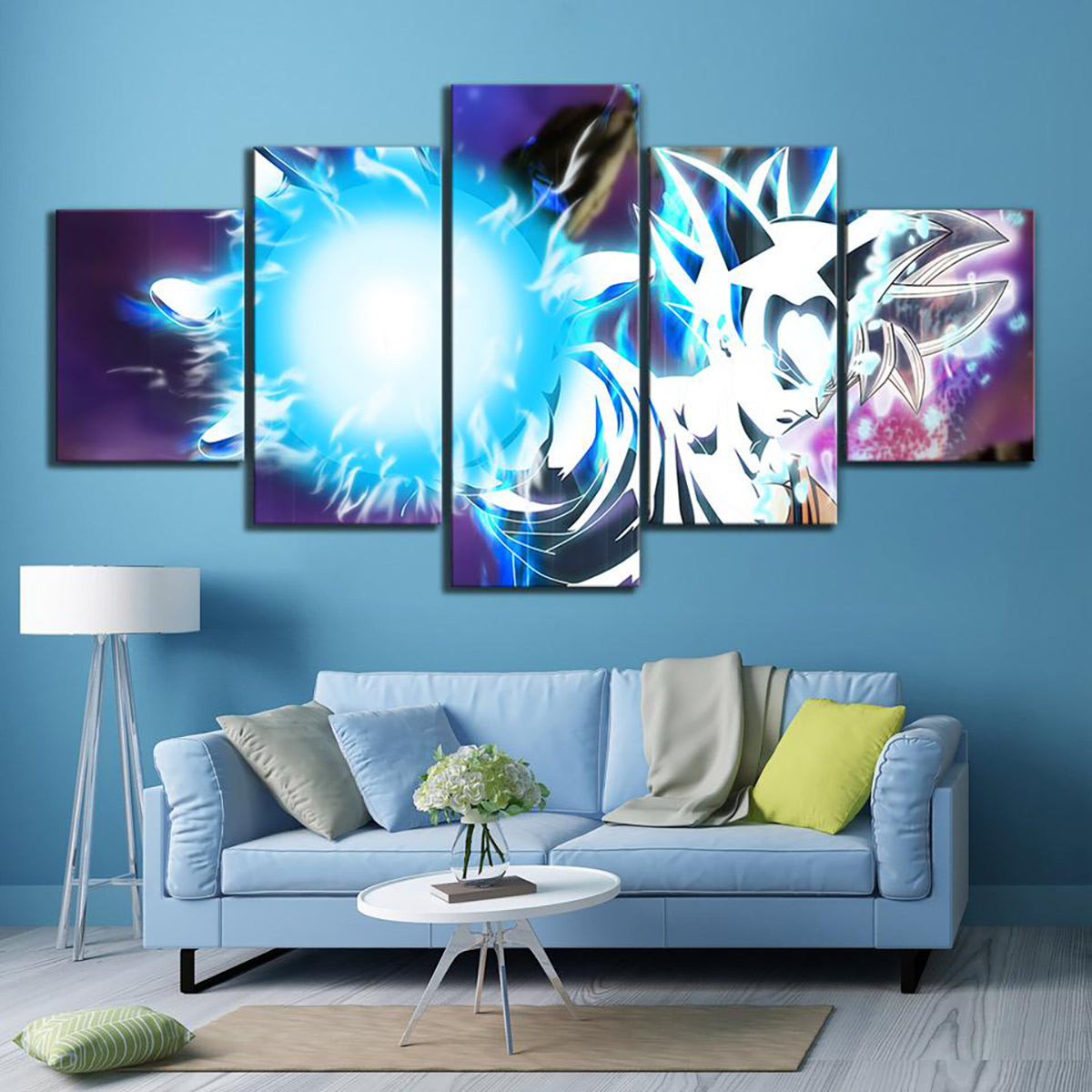 Dragon Ball - 5 Pieces Wall Art - Mastered Ultra Instinct Goku - Drago ...