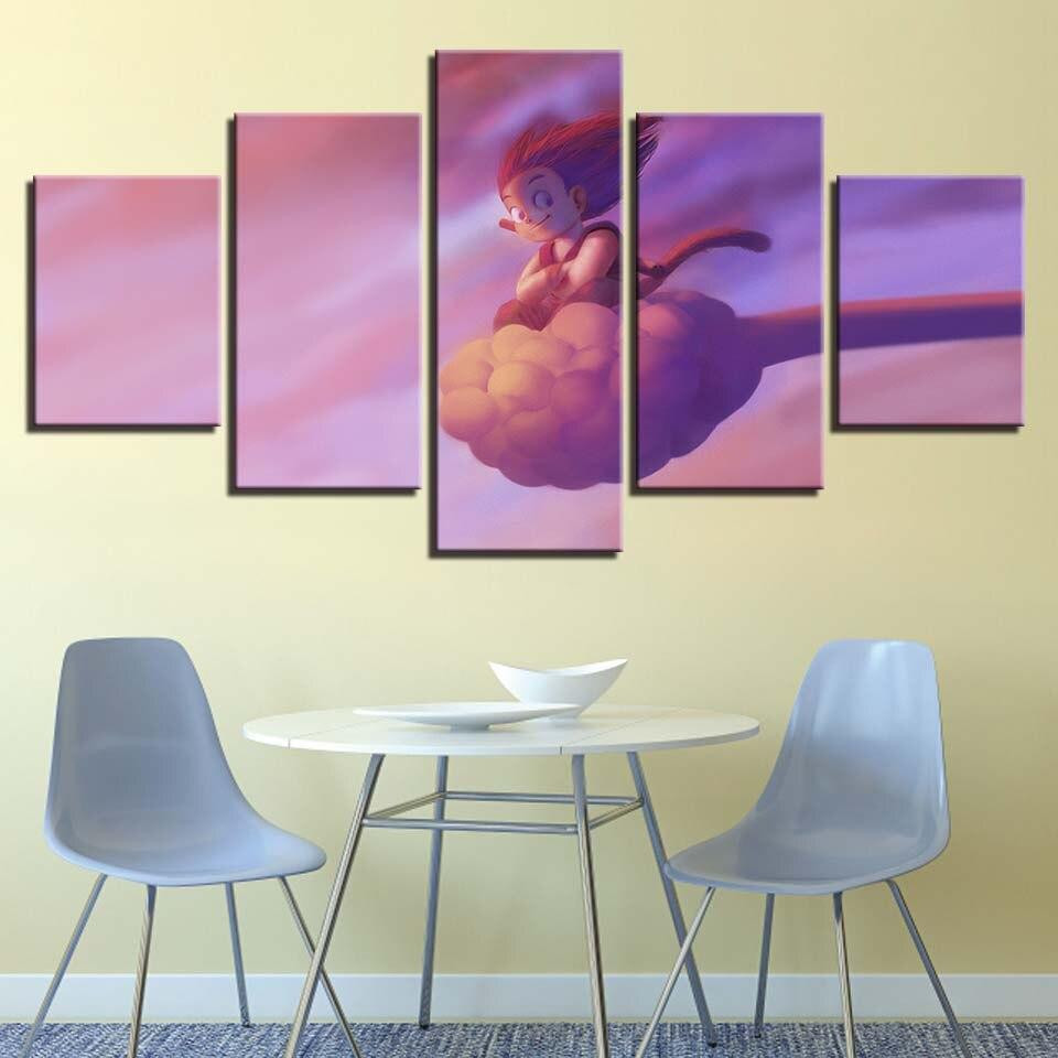 Dragon Ball - 5 Pieces Wall Art - Kid Goku - Dragon Ball Poster - Drag ...