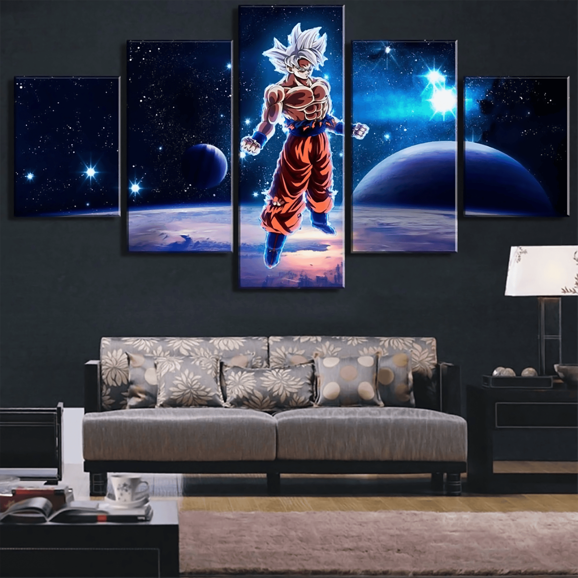 Dragon Ball - 5 Pieces Wall Art - Mastered Ultra Instinct Goku - Drago ...