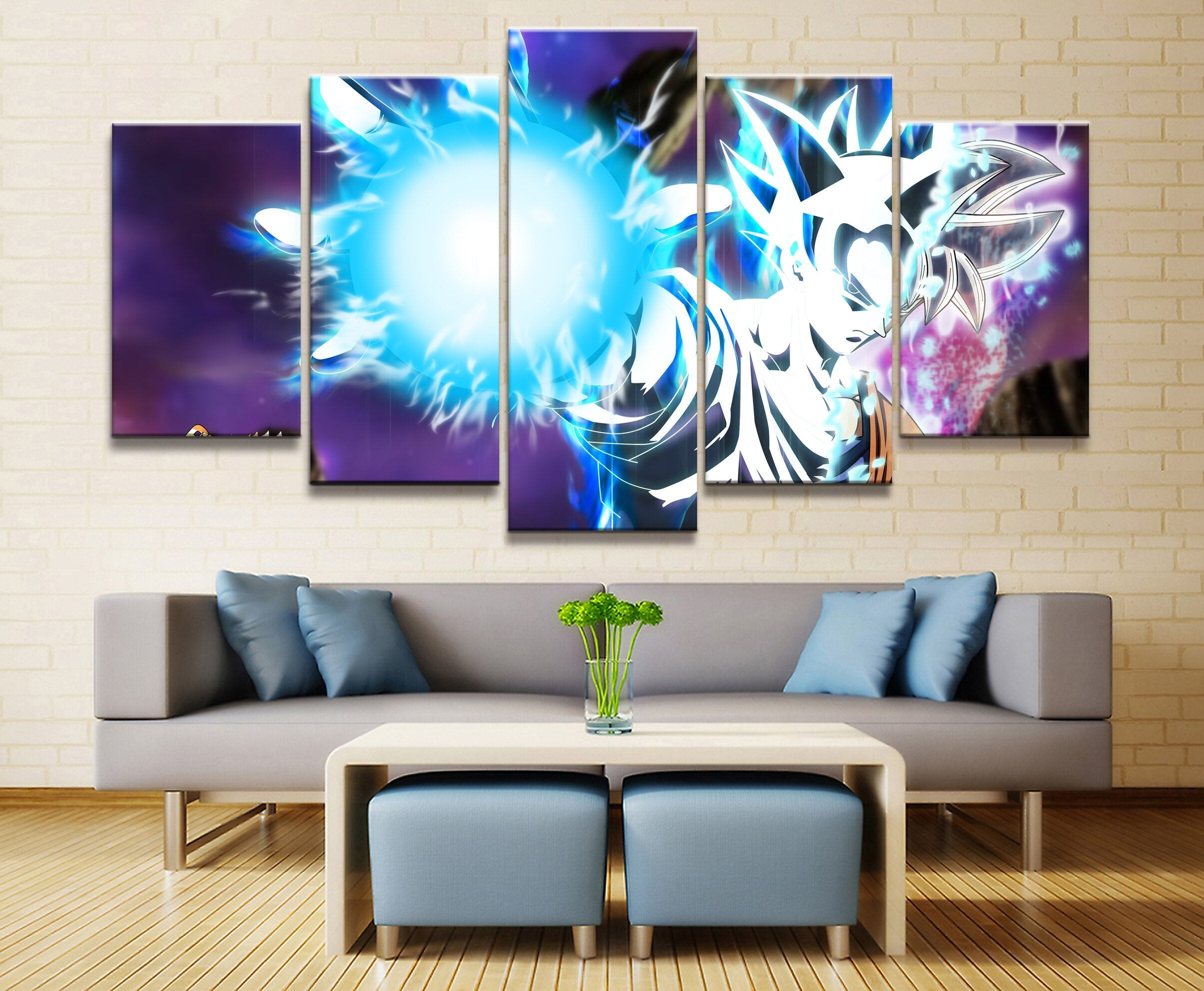 Dragon Ball - 5 Pieces Wall Art - Mastered Ultra Instinct Goku - Drago ...