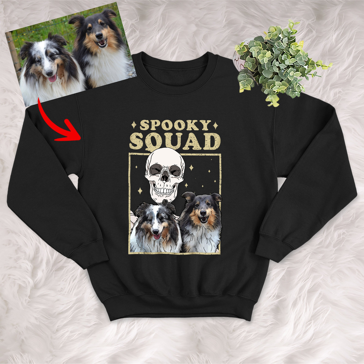 Pawarts | Funny Customized Dog Portrait Sweatshirts [Best For Halloween]