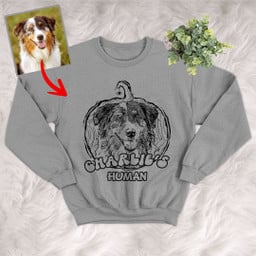 Pawarts | Woofing Into Halloween Dog Custom Sweatshirt [For Dog's Human]