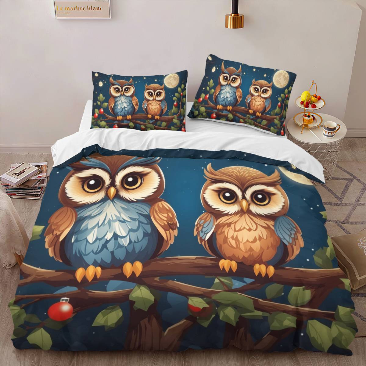 Cute Owl Bedding Set - Gifti Kit
