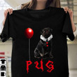 Pug Clown It Pennywise Horror Halloween Pet Lover