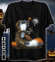 Fluffy Cat Halloween Shirt Tvp