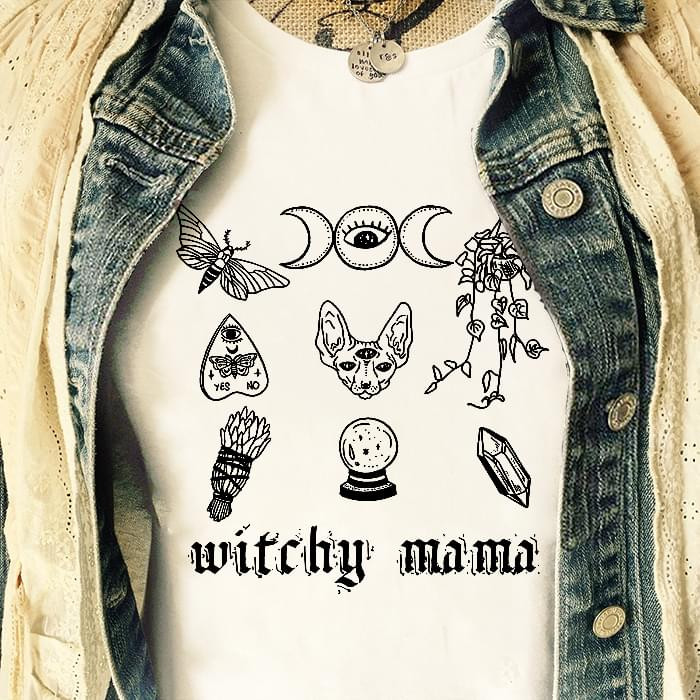 Halloween witchy mama tshirt