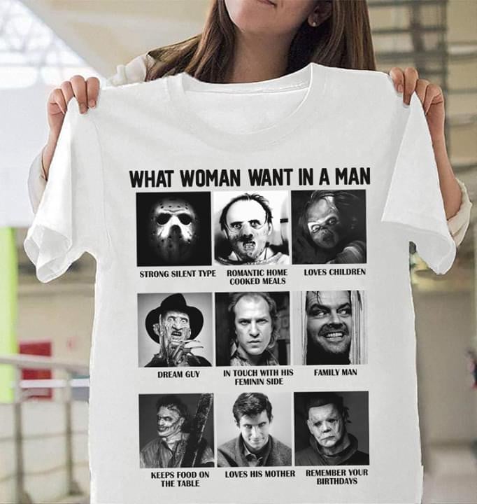 Funny Killer Chart What Women Want In The Man Halloween Gift