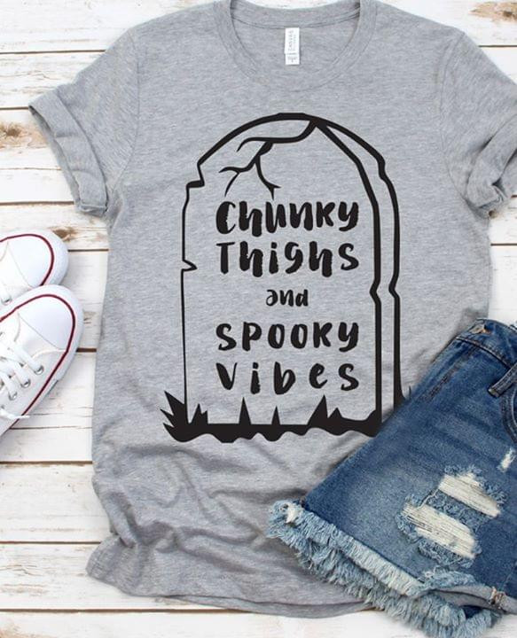 Tombstone chunky thighs and spooky vibes happy halloween