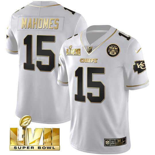 Youth's Chiefs Super Bowl Vapor Gold Jersey - All Stitched