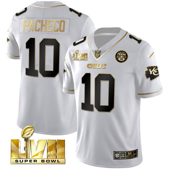 Youth's Chiefs Super Bowl Vapor Gold Jersey - All Stitched