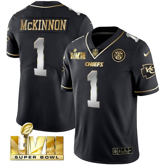 Youth's Chiefs Super Bowl Vapor Gold Jersey - All Stitched