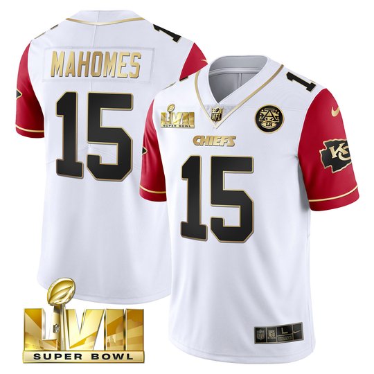 Youth's Chiefs Super Bowl Vapor Gold Jersey - All Stitched