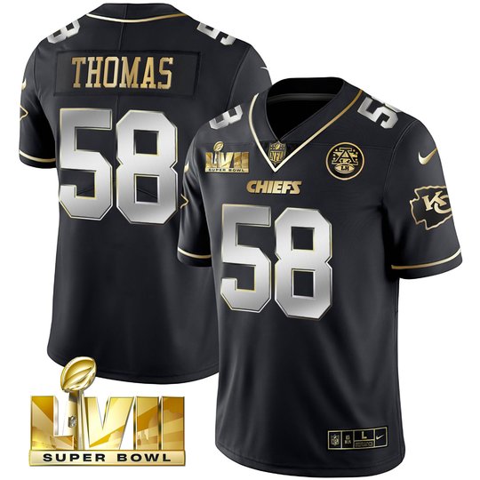 Youth's Chiefs Super Bowl Vapor Gold Jersey - All Stitched