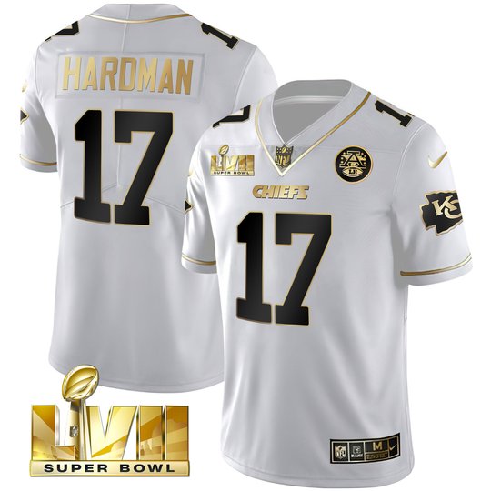 Youth's Chiefs Super Bowl Vapor Gold Jersey - All Stitched