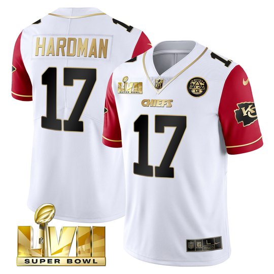 Youth's Chiefs Super Bowl Vapor Gold Jersey - All Stitched