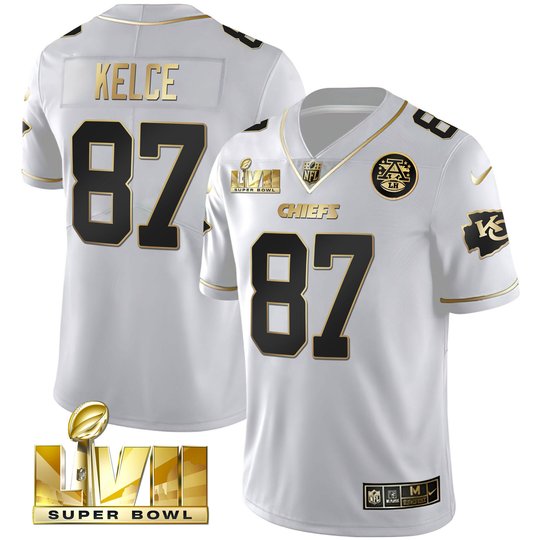 Youth's Chiefs Super Bowl Vapor Gold Jersey - All Stitched