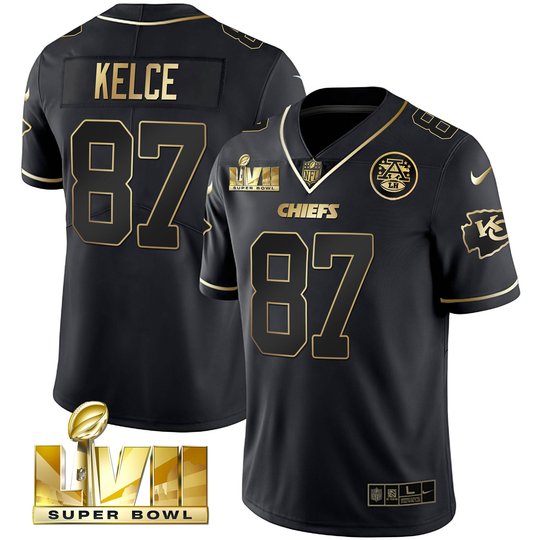 Youth's Chiefs Super Bowl Vapor Gold Jersey - All Stitched