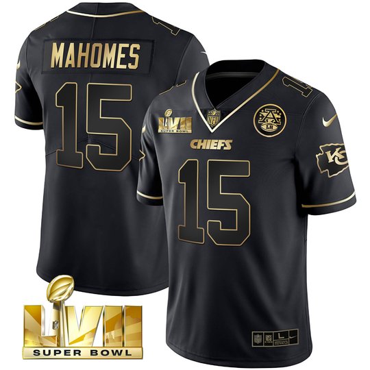 Youth's Chiefs Super Bowl Vapor Gold Jersey - All Stitched