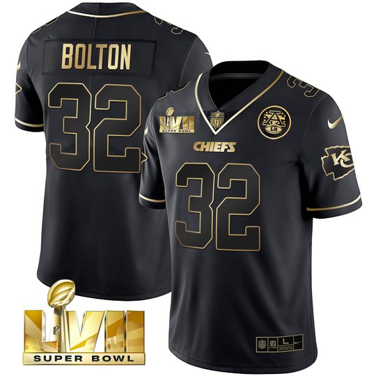 Youth's Chiefs Super Bowl Vapor Gold Jersey - All Stitched