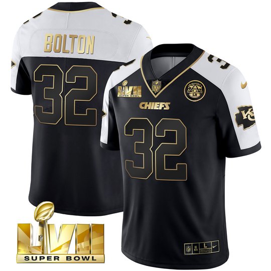 Youth's Chiefs Super Bowl Vapor Gold Jersey - All Stitched