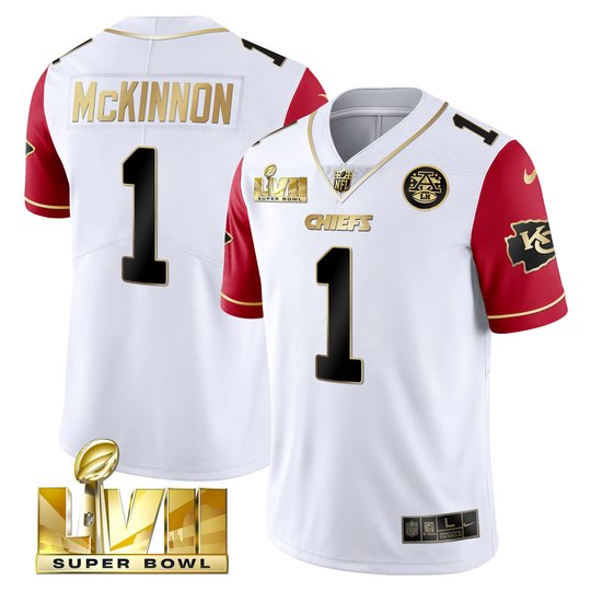 Youth's Chiefs Super Bowl Vapor Gold Jersey - All Stitched