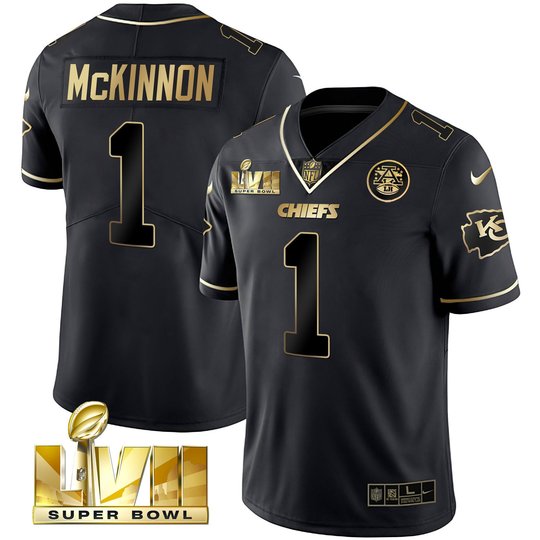 Youth's Chiefs Super Bowl Vapor Gold Jersey - All Stitched