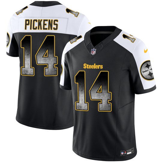 Youth's Steelers Arch Smoke Vapor Jersey - All Stitched