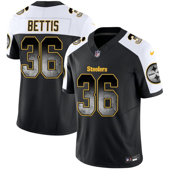 Youth's Steelers Arch Smoke Vapor Jersey - All Stitched
