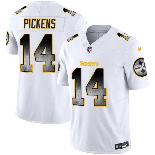 Youth's Steelers Arch Smoke Vapor Jersey - All Stitched