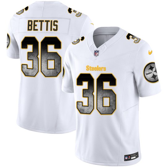 Youth's Steelers Arch Smoke Vapor Jersey - All Stitched