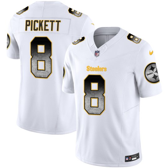 Youth's Steelers Arch Smoke Vapor Jersey - All Stitched