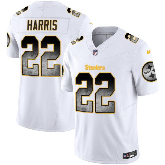 Youth's Steelers Arch Smoke Vapor Jersey - All Stitched