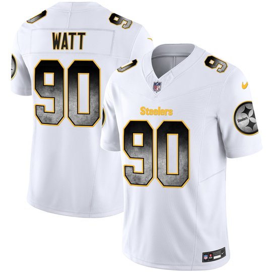 Youth's Steelers Arch Smoke Vapor Jersey - All Stitched