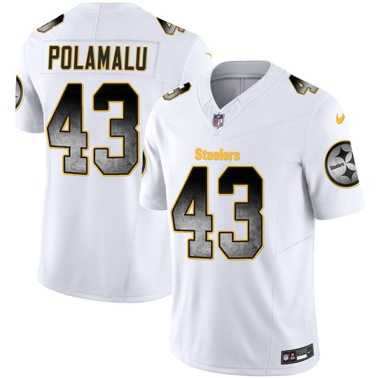 Youth's Steelers Arch Smoke Vapor Jersey - All Stitched