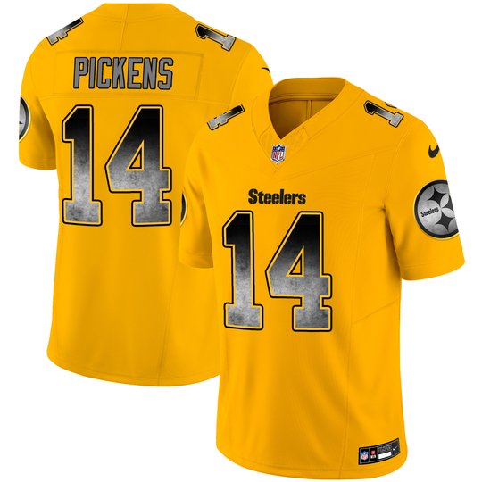 Youth's Steelers Arch Smoke Vapor Jersey - All Stitched