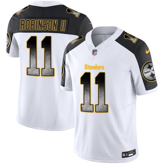 Youth's Steelers Arch Smoke Vapor Jersey - All Stitched
