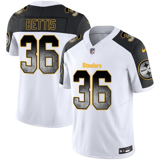 Youth's Steelers Arch Smoke Vapor Jersey - All Stitched