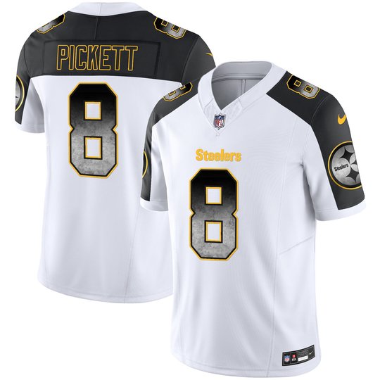 Youth's Steelers Arch Smoke Vapor Jersey - All Stitched